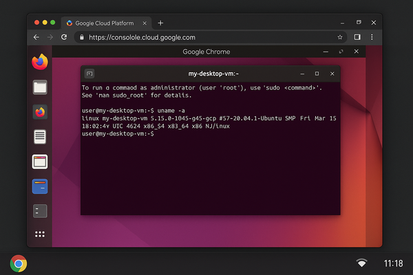 使用vncserver建立遠端管理GCP與內容管理系統建置